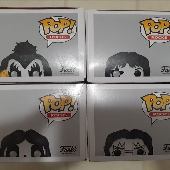 Lot of (4) KISS Funko Pops - Picture 5 of 6